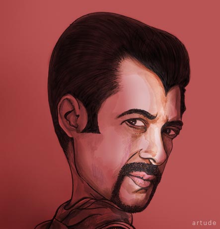 celebrity caricature salman khan