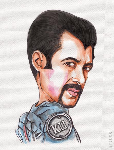 Salman Khan caricature