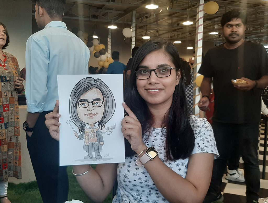 caricature workshop and live caricature Bangalore