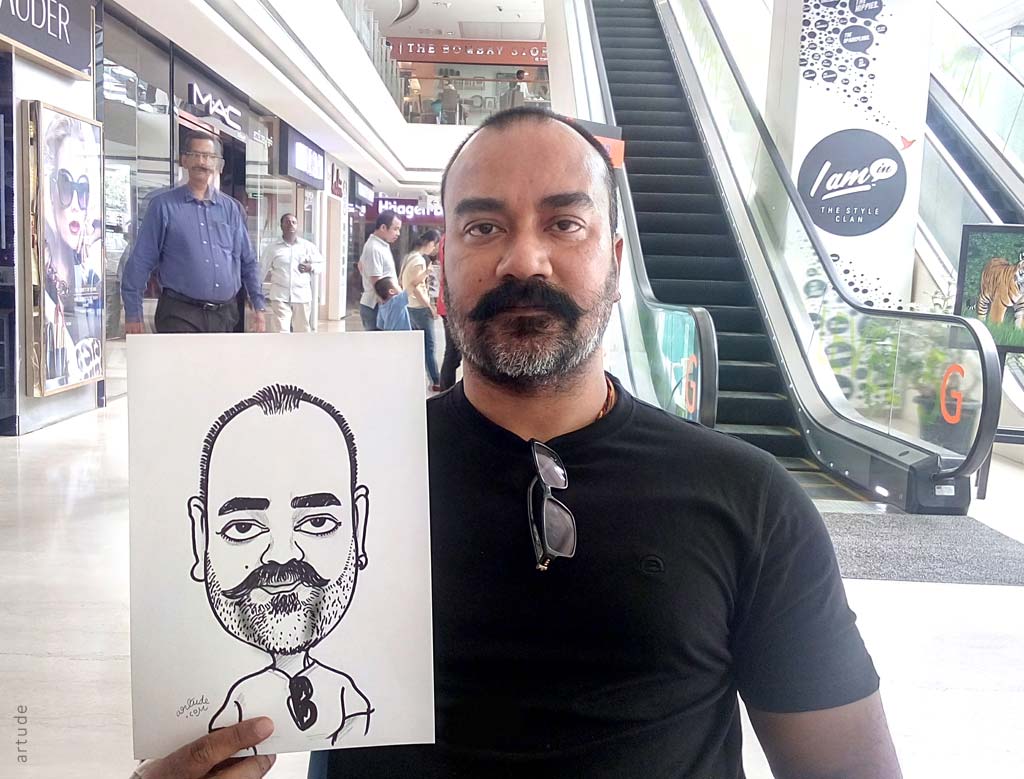 caricature workshop and live caricature Bangalore