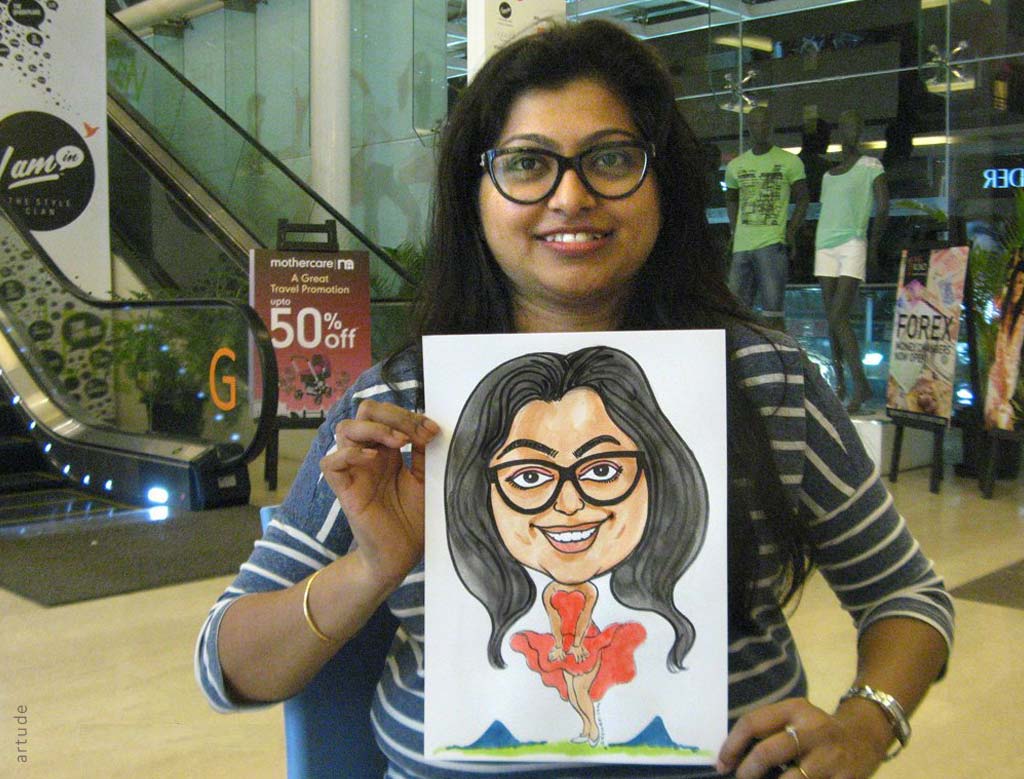 caricature workshop and live caricature Bangalore