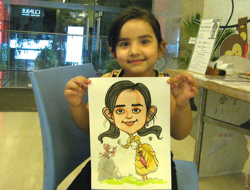 caricature workshop and live caricature Bangalore