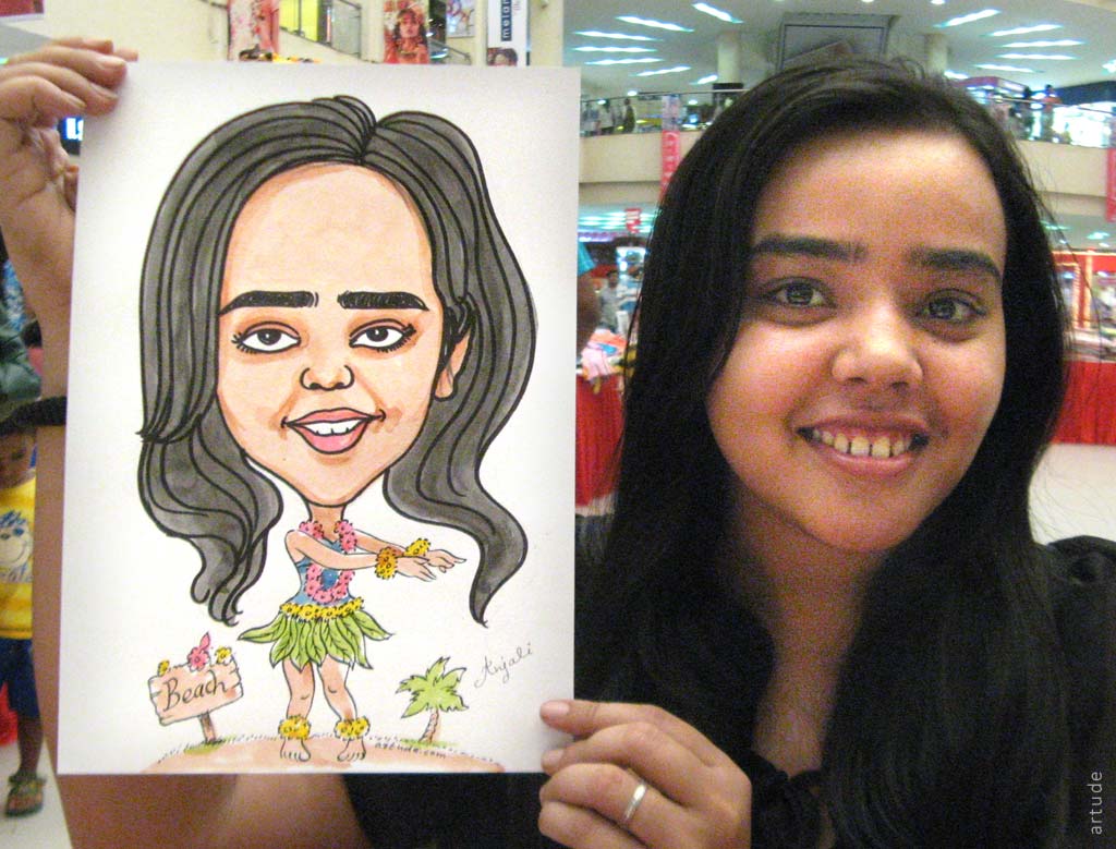 caricature workshop and live caricature Bangalore