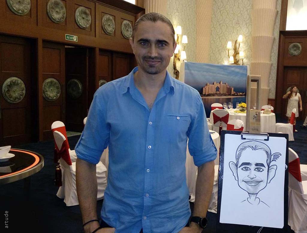 caricature workshop and live caricature Bangalore