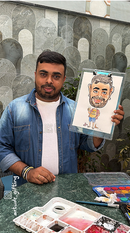 caricature workshop and live caricature Bangalore