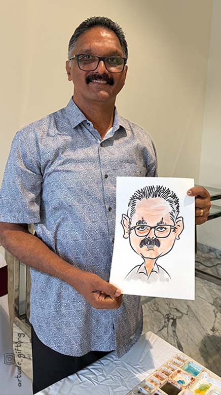 caricature workshop and live caricature Bangalore